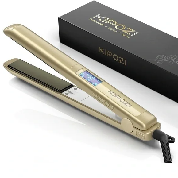 “New” KIPOZI Professional Hair Straightener Salon Flat Iron Hair Styler. 1 In - Picture 1 of 16